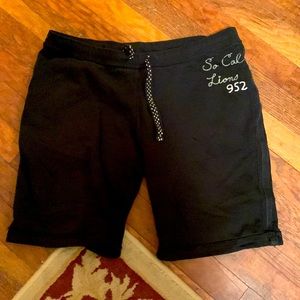 Comfy black long shorts